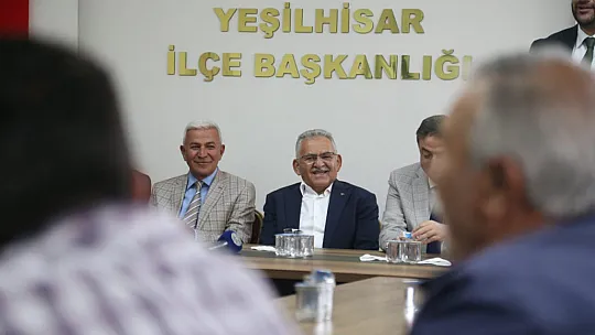 Yeşilhisar'da konuştu, 'Bereketi yaşıyoruz'