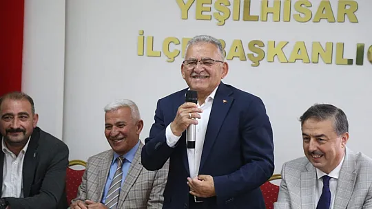 Yeşilhisar'da konuştu, 'Bereketi yaşıyoruz'