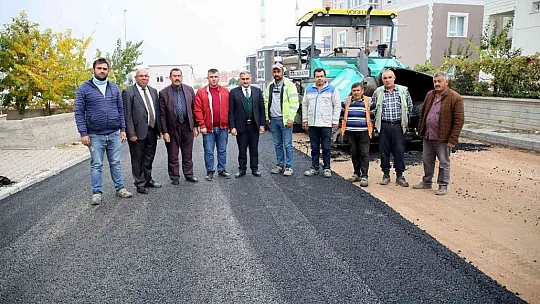 Develi'de asfalt denetimi...