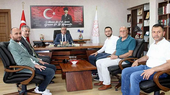 AK Parti'den Milli Eğitim Müdürü ziyareti...