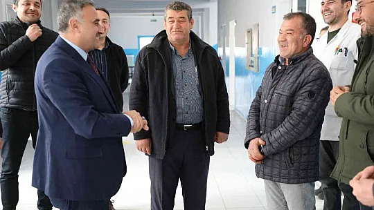Başkan'dan, Şahmelik ziyareti