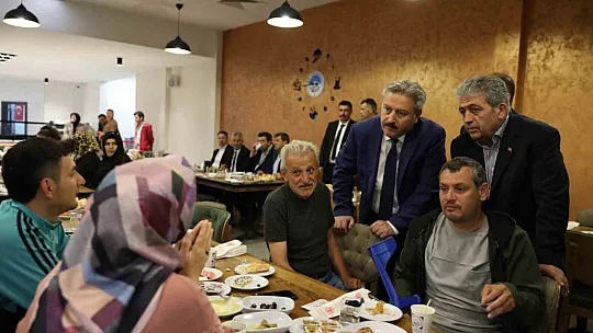 Engelli vatandaşlar ile buluştu...