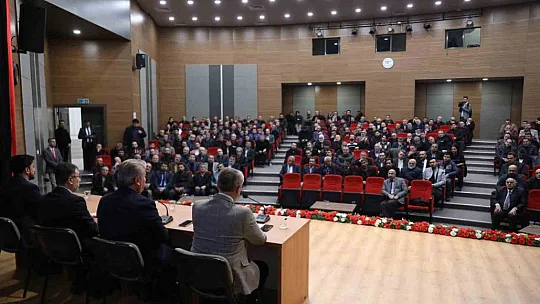 Palancıoğlu, Müftülüğün aylık değerlendirme toplantısına katıldı