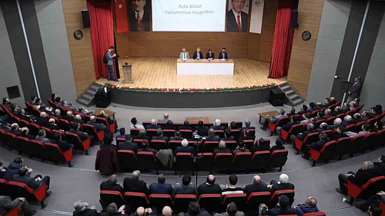 Palancıoğlu, Müftülüğün aylık değerlendirme toplantısına katıldı