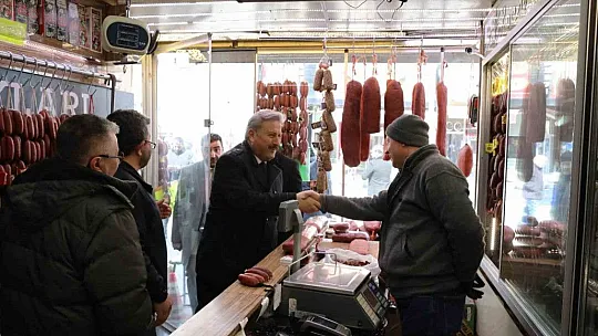 Palancıoğlu'ndan esnaf ziyareti