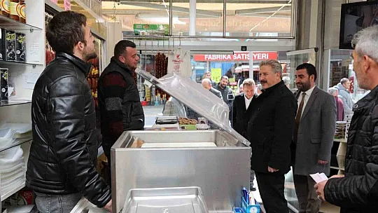 Palancıoğlu'ndan esnaf ziyareti