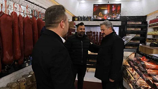 Palancıoğlu'ndan esnaf ziyareti
