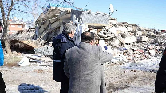 Palancıoğlu ve teknik ekibi Afşin'de incelemelerde bulundu