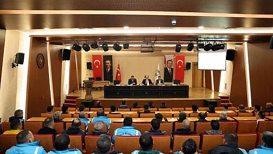 Başkan Yalçın moral verdi!