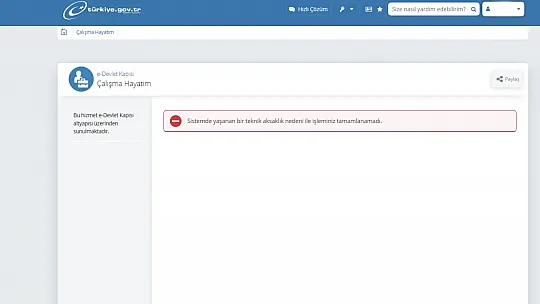 e-Devlet sistemi kilitlendi