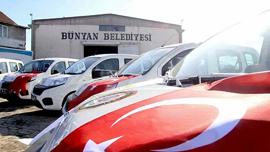 Bünyan'da araç filosu büyümeye devam ediyor