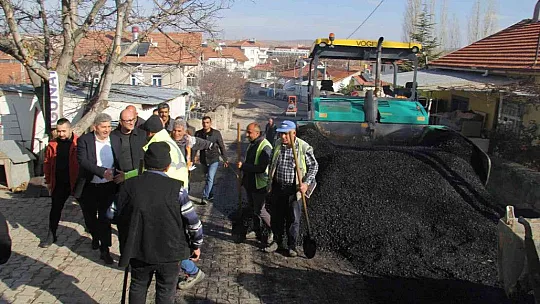 Bünyan'da sokaklar asfaltlanıyor