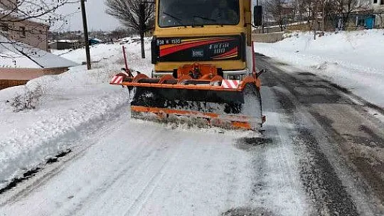 Karla mücadele devam ediyor