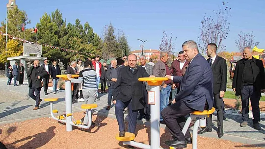 Bünyan'da Şehit Eyüp Girgin Parkı açıldı