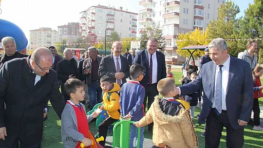 Bünyan'da Şehit Eyüp Girgin Parkı açıldı