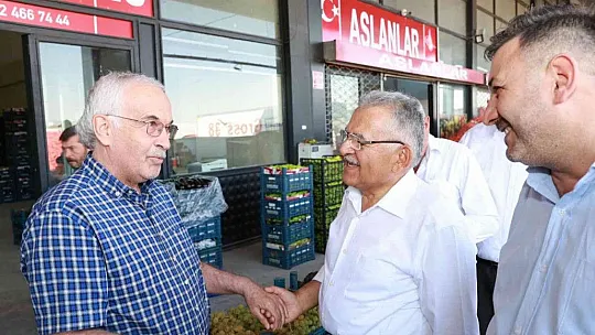 Büyükkılıç: Esnaf dostu bir belediyeyiz