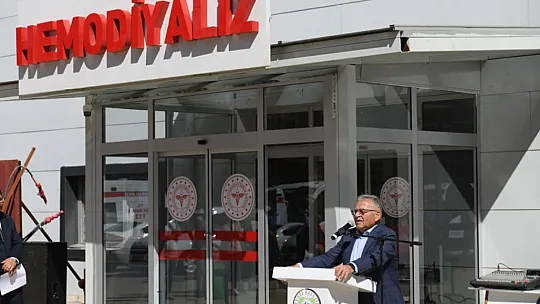 Diyaliz ünitesi açıldı