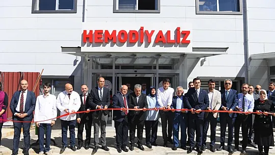 Diyaliz ünitesi açıldı