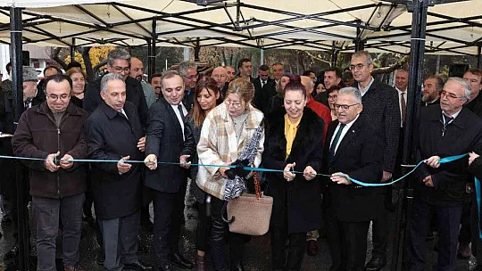 ERÜ'de yağmur altında çevre düzenleme açılış programı...