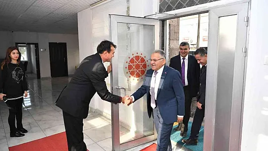 Büyükkılıç'tan, CİB Müdürüne ziyaret!
