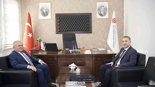 Büyükkılıç'tan, CİB Müdürüne ziyaret!