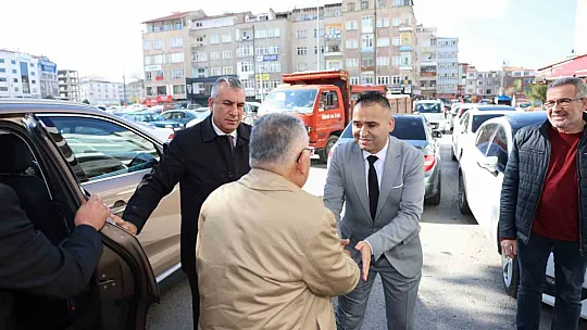 Büyükkılıç çarşı esnafını ziyaret etti...