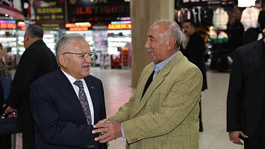 Büyükkılıç çarşı esnafını ziyaret etti...