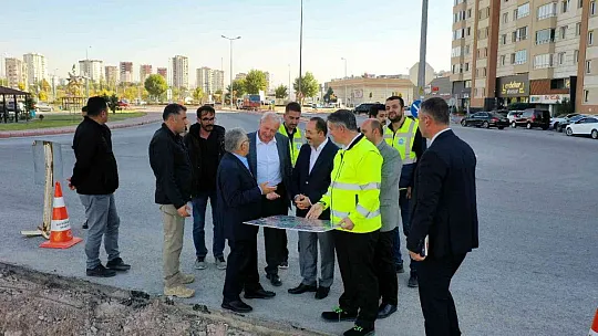 Büyükkılıç'tan Sivas Bulvarı'nı Kocasinan Bulvarı'na bağlayacak yolda inceleme