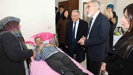 Büyükkılıç ve Yıldız'dan Depremzedelere Ziyaret