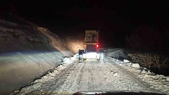 14 ilçede 227 mahalle yolu ulaşıma açıldı...