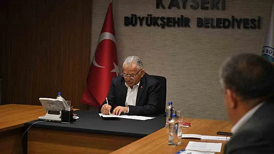 Büyükşehir'de deprem toplantısı...