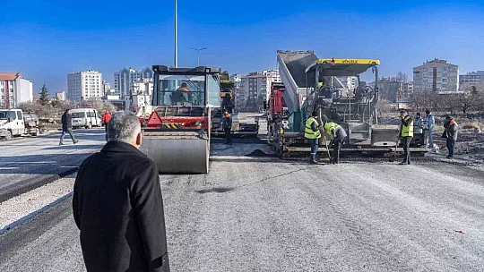 Büyükkılıç'tan asfalt incelemesi...