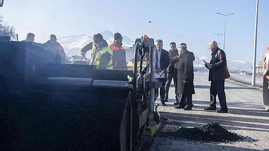 Büyükkılıç'tan asfalt incelemesi...