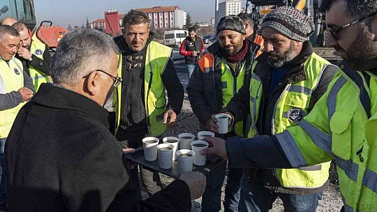 Büyükkılıç'tan asfalt incelemesi...