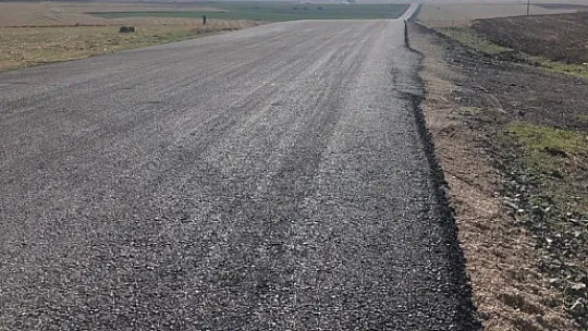 Bu yola 25 bin ton asfalt serildi, 30 milyon TL harcandı!