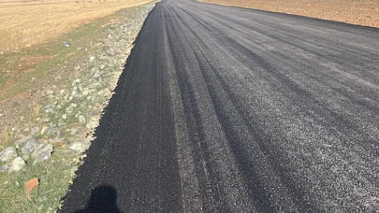 Bu yola 25 bin ton asfalt serildi, 30 milyon TL harcandı!