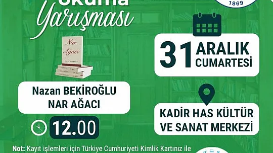 Kitap okuma yarışması ne zaman yapılacak?