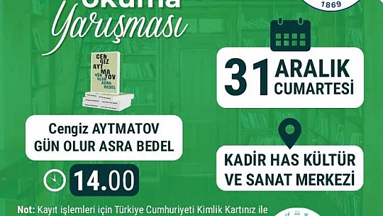 Kitap okuma yarışması ne zaman yapılacak?