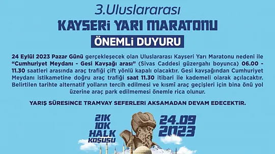 Kayserililer pazar günü bakın ne yapacak?