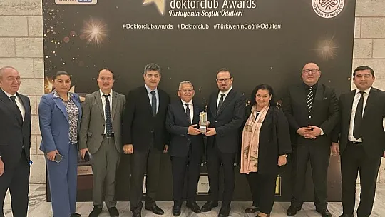 Büyükşehir'in Hospice Projesi'ne 'yılın yenilikçi uygulaması' ödülü