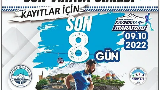 Büyükşehir'in Yarı Maraton'unda kayıtlar için son günler