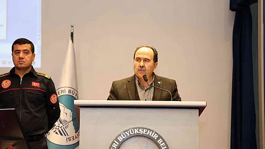 Büyükşehir İtfaiyesi'nden personele hizmet içi eğitim