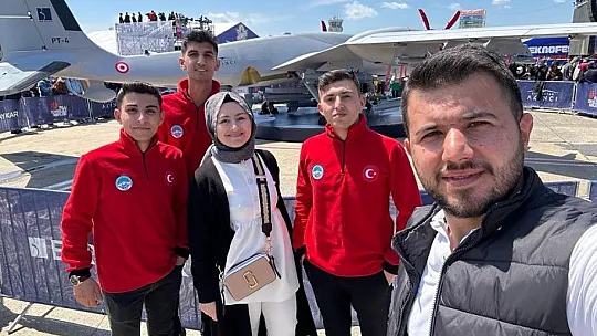 KAYMEK öğrencileri, TEKNOFEST 2023'ün heyecanını yaşadı