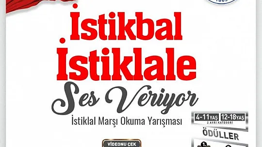 KAYMEK'ten İstiklal Marşı Okuma Yarışması