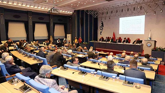 Büyükşehir meclisi, 2023 yılının ilk toplantısını yaptı