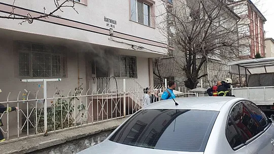Çamaşır makinesinden yangın çıktı!
