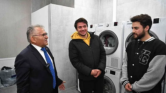 Öğrencilere çamaşır yıkama desteği!