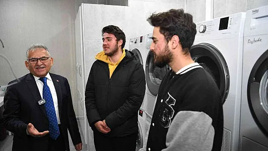 Öğrencilere çamaşır yıkama desteği!