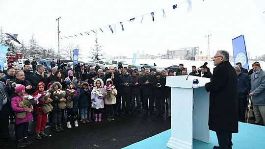 Çatakdere'de ilk doğalgaz yandı