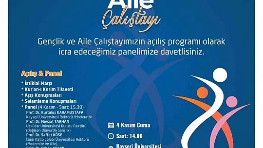 Cihannüma 126 Akademisyeni Kayseri'de buluşturacak